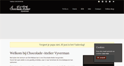 Desktop Screenshot of chocolade-atelier.be